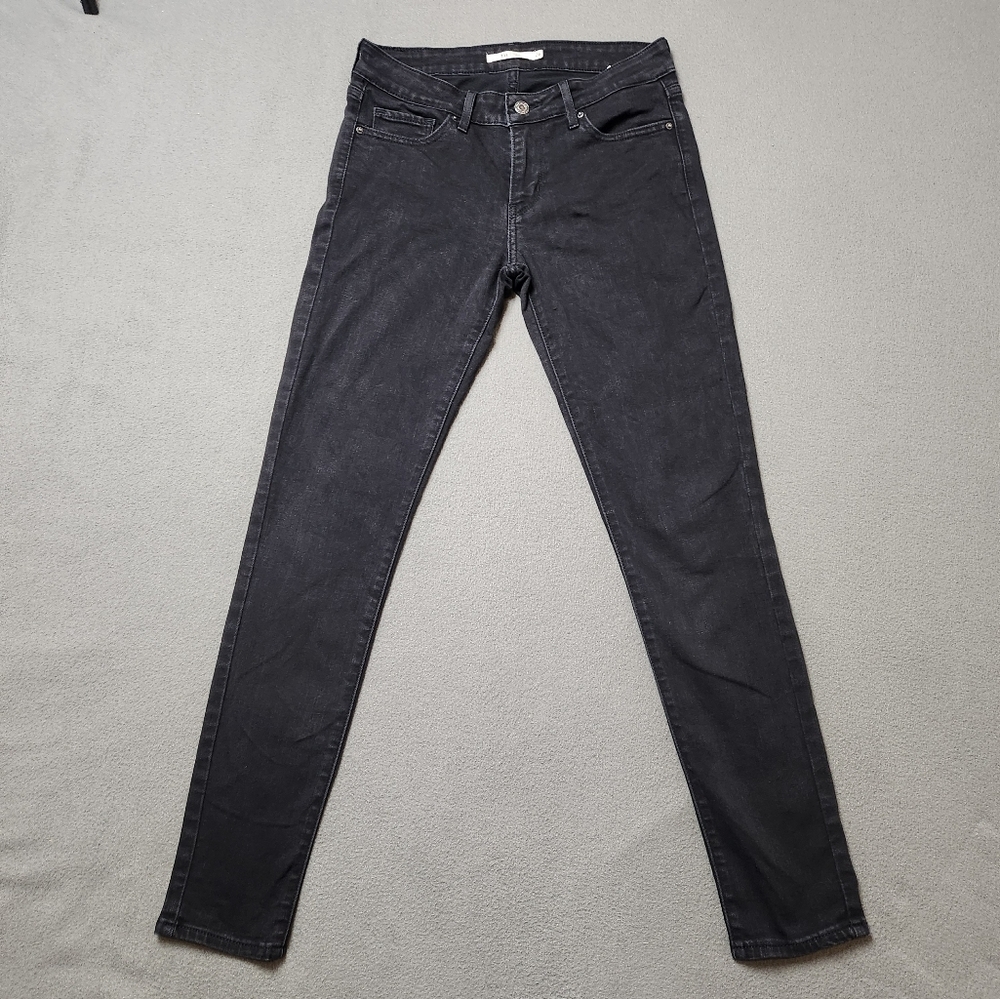 LEVI’S Women’s 711 Skinny Jeans Black Size 26